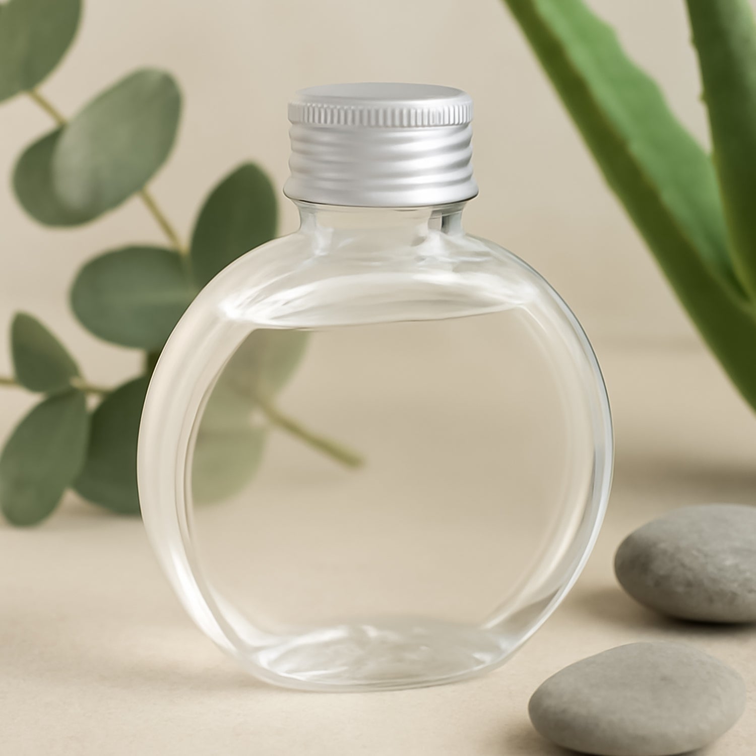 Multipurpose Transparent Round Clear Plastic Container (1 Pc) Multipurpose Transparent Round Clear Plastic Container (1 Pc)